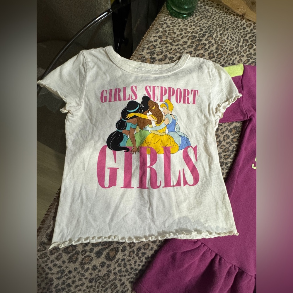Disney Princess Life Purple Dress and T Shirt xs 4/5 - Picture 6 of 7
